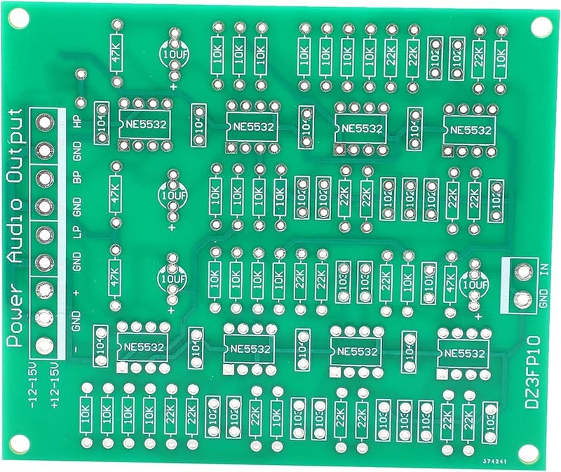 NE5533 3 قنوات مكبر صوت مسبق DIY طقم مع مزدوج DC 9-15V جهير متوسط حاد - Image 2